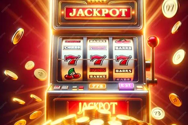 Online slot machine with jackpot symbols